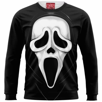 Horror Zip Sweatshirt, Scream Zip Sweatshirt