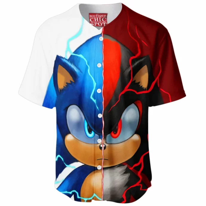 Sonic Shadow Baseball Jersey