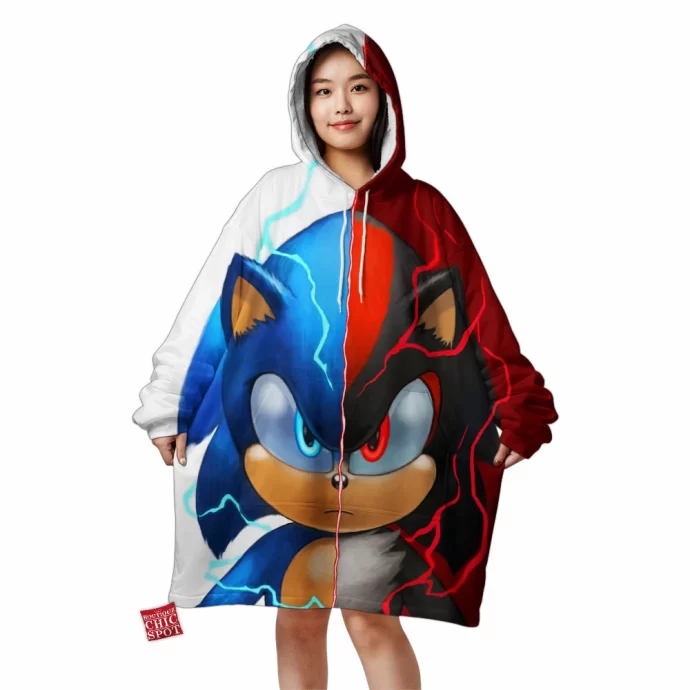 Sonic Shadow Blanket Hoodie