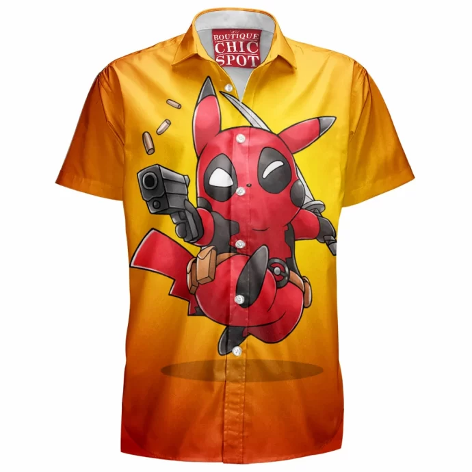 Pikachu Deadpool Hawaiian Shirt