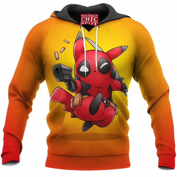 Pikachu Deadpool Hoodie