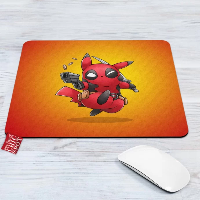 Pikachu Deadpool Mouse Pad