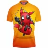 Comic Polo Shirt, Deadpool Polo Shirt