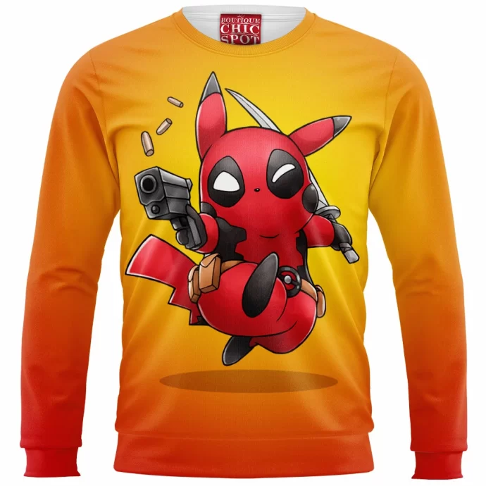 Pikachu Deadpool Sweatshirt