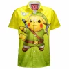 Anime Hawaiian-Shirt, Pikachu Hawaiian-Shirt, Pokemon Hawaiian-Shirt