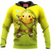 Anime Hoodie, Pikachu Hoodie, Pokemon Hoodie