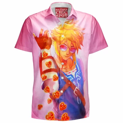 Salt Bae Hawaiian-Shirt, Game Hawaiian-Shirt, The Legend of Zelda Link Hawaiian-Shirt