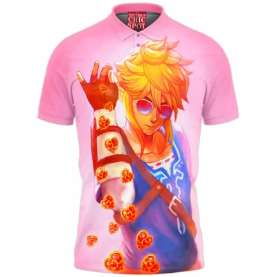 Salt Bae Polo Shirt, Game Polo Shirt, The Legend of Zelda Link Polo Shirt