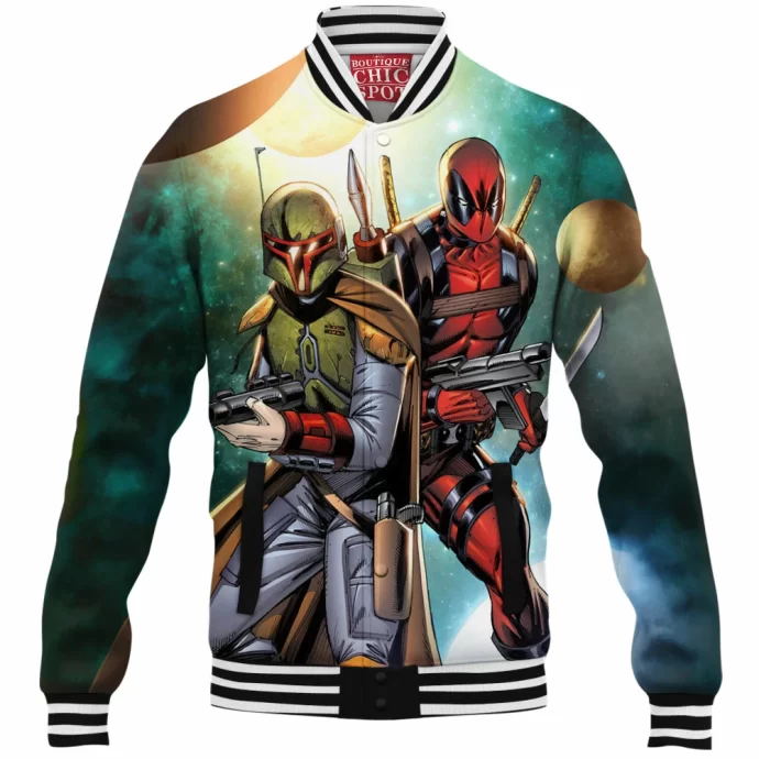 Deadpool Boba Fett Baseball Jacket