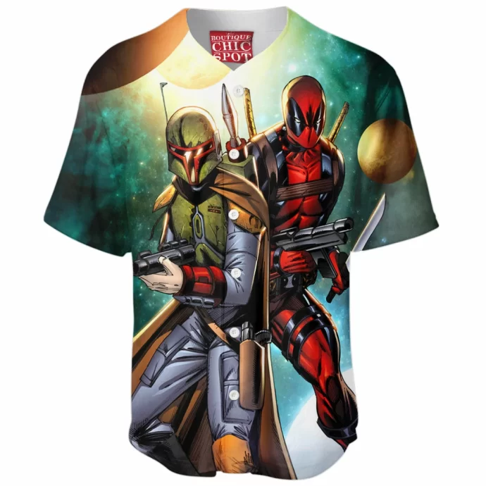 Deadpool Boba Fett Baseball Jersey