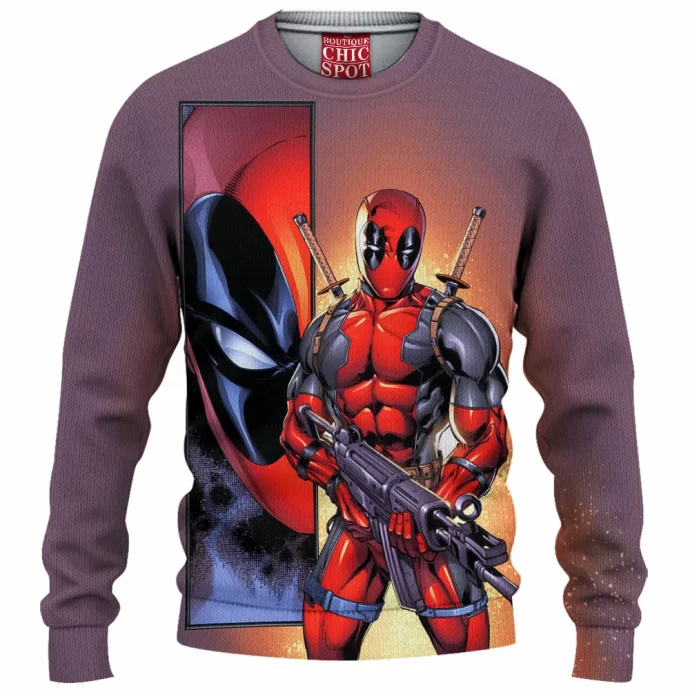 Another Fun Deadpool Knitted Sweater