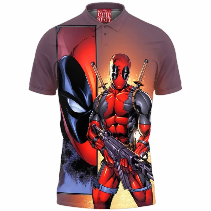 Another Fun Deadpool Polo Shirt