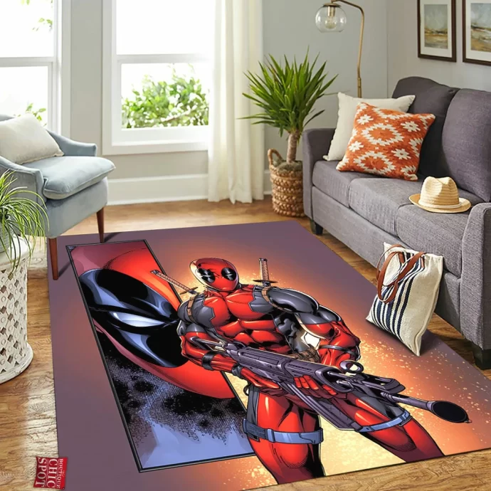 Another Fun Deadpool Rectangle Rug