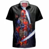 Comic Hawaiian-Shirt, Deadpool Hawaiian-Shirt