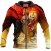 Anime Zip-Hoodie, Edward Elric Zip-Hoodie, Fullmetal Alchemist Zip-Hoodie