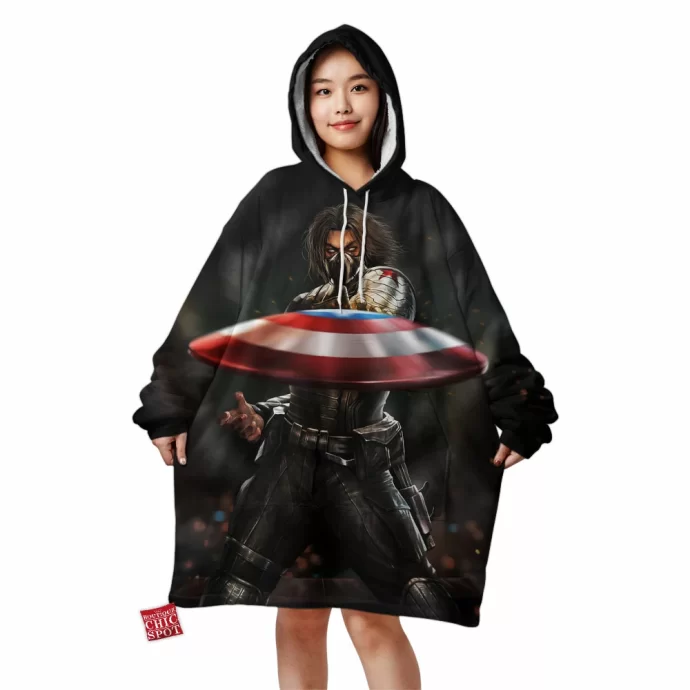 Winter Soldier Blanket Hoodie