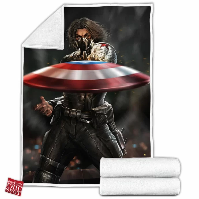 Winter Soldier Fleece Blanket