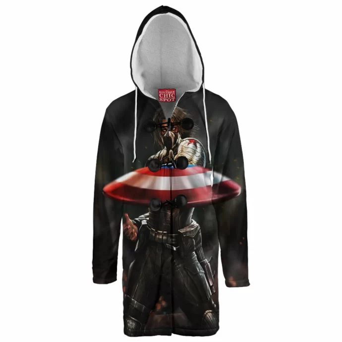 Winter Soldier Hooded Cloak Coat