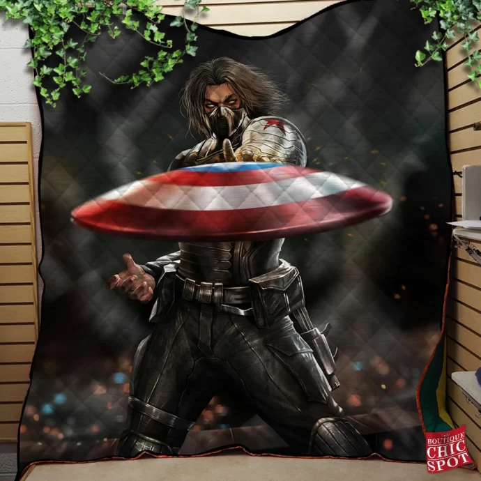 Winter Soldier Quilt Blanket