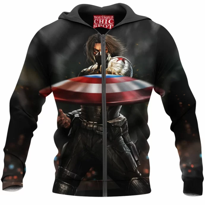 Winter Soldier Zip Hoodie