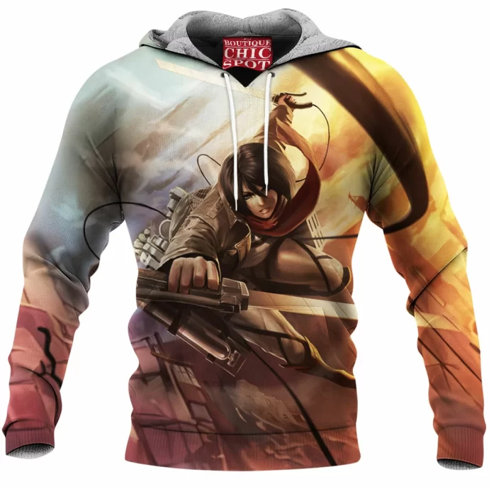 Mikasa Ackerman Fleece Hoodie