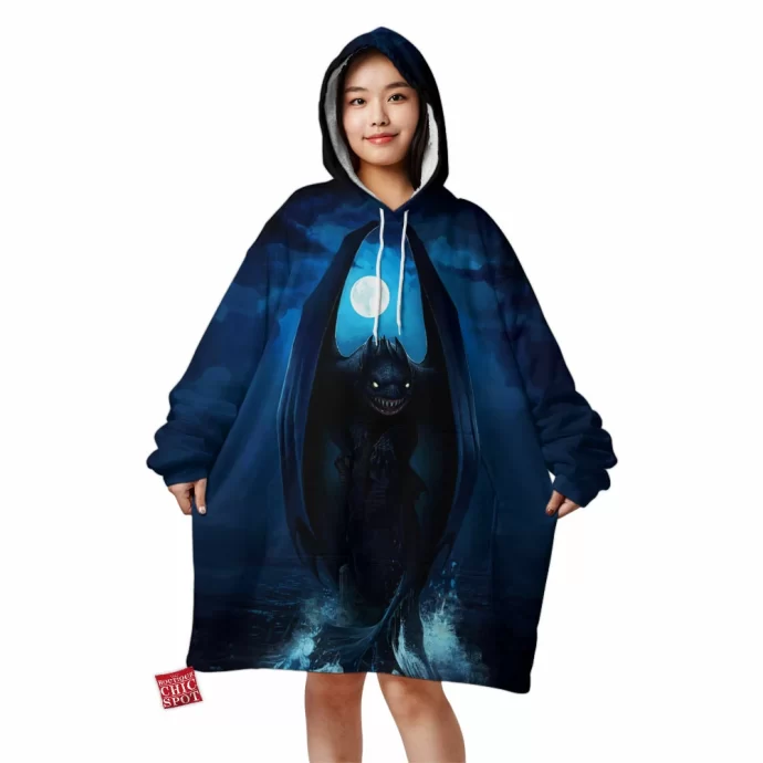 Night Fury Blanket Hoodie