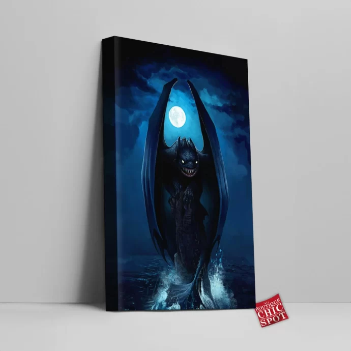 Night Fury Canvas Wall Art