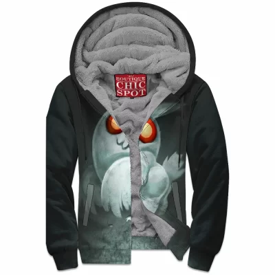 Mothboy Zip-Fleece-Hoodie