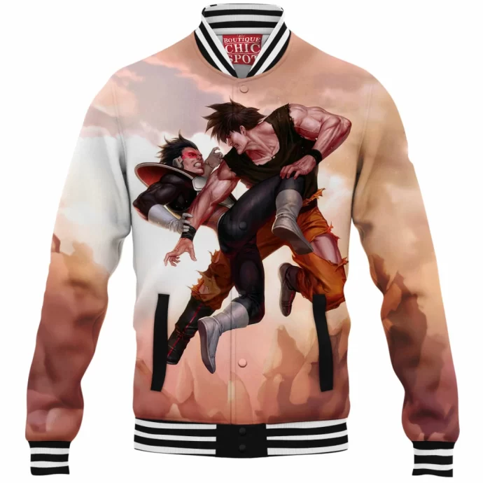 Vegeta Vs Son Goku Baseball Jacket