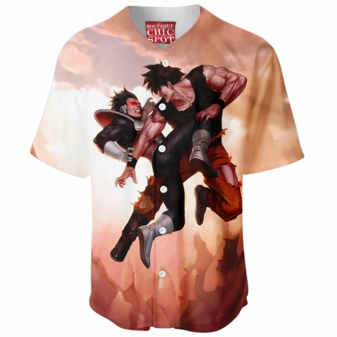 Vegeta Vs Son Goku Baseball Jersey