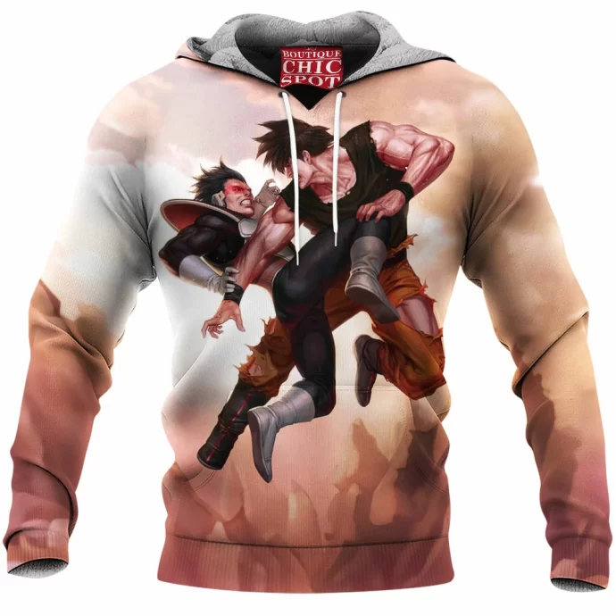 Vegeta Vs Son Goku Fleece Hoodie