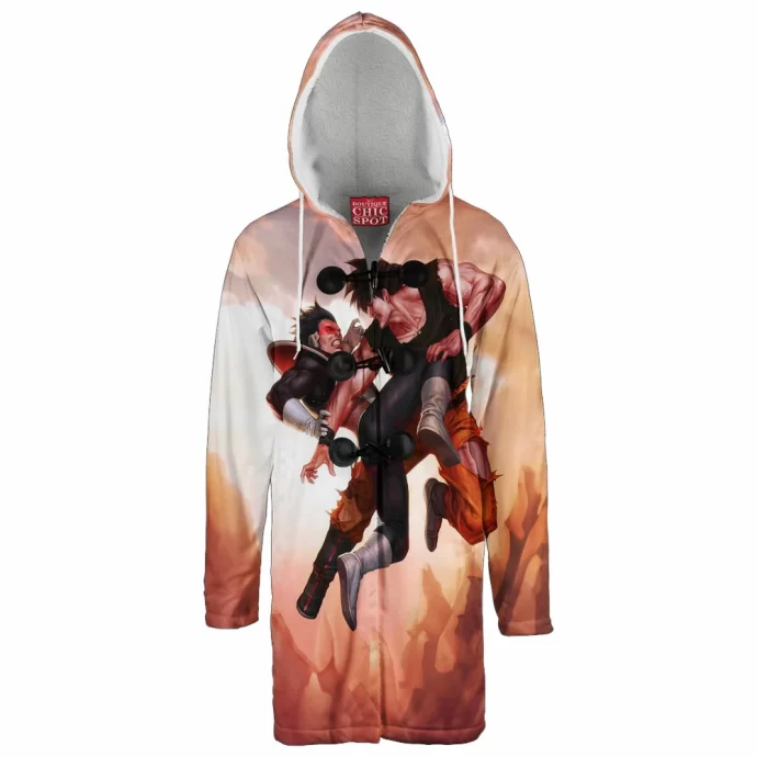 Vegeta Vs Son Goku Hooded Cloak Coat