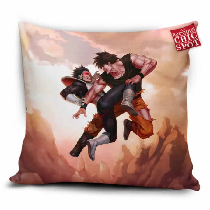 Vegeta Vs Son Goku Pillow Cover