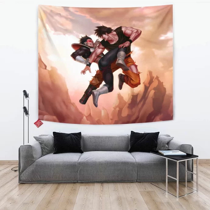 Vegeta Vs Son Goku Tapestry