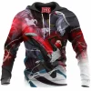 Comic Hoodie, Silk Hoodie