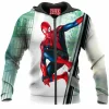 Comic Zip-Hoodie, Spider-man Zip-Hoodie