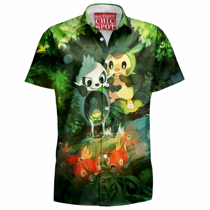 Pancham And Chespin Hawaiian Shirt