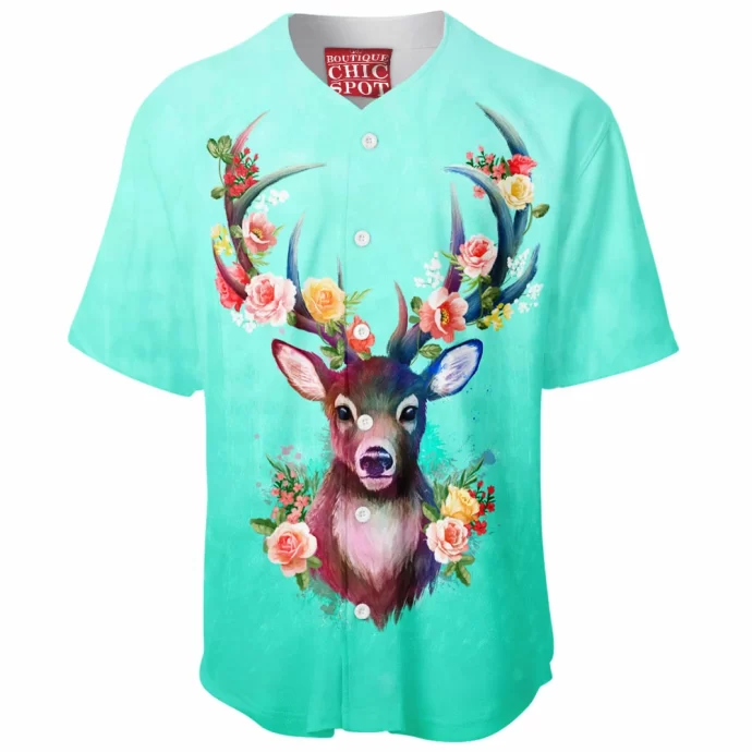 Deer Of Spring Baseball Jersey