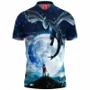Anime Polo Shirt, Pokemon Polo Shirt