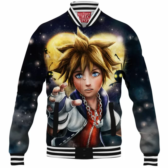 Sora Kingdom Hearts Baseball Jacket