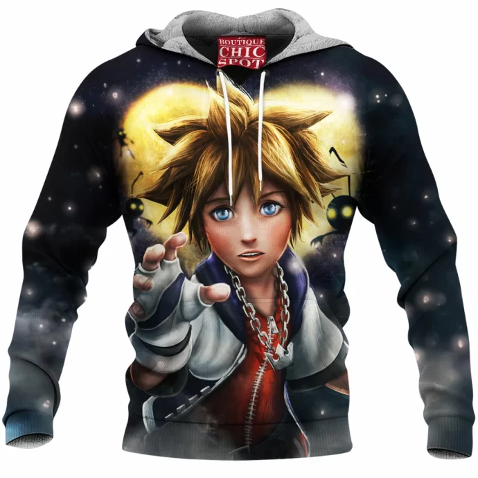 Sora Kingdom Hearts Fleece Hoodie