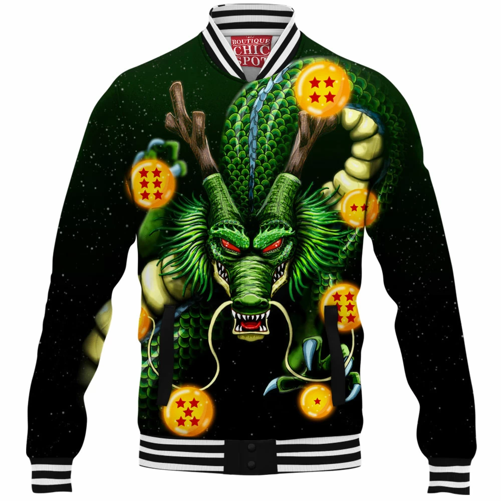 Anime Baseball-Jacket, Dragon Ball Baseball-Jacket, Shenron Baseball-Jacket 1 D HANG Boutique 3555 Baseball Jacket