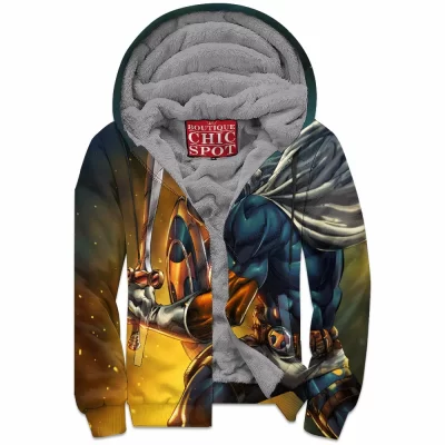 Comic Zip-Fleece-Hoodie, Taskmaster Zip-Fleece-Hoodie