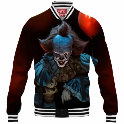 Horror Baseball-Jacket, Pennywise Baseball-Jacket