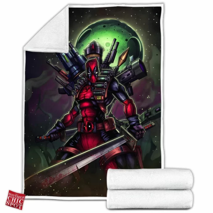 Deadpool Fleece Blanket