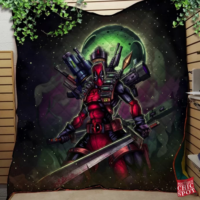 Deadpool Quilt Blanket