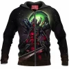 Comic Zip-Hoodie, Deadpool Zip-Hoodie