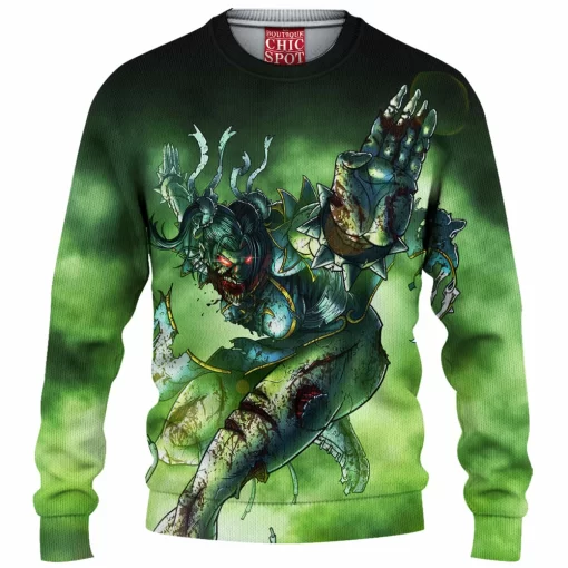 Zombie Chun Li Knitted Sweater