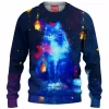 Cosmic Cat Knitted Sweater
