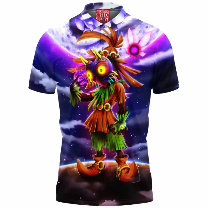 The Legend Of Zelda Majora's Mask Polo Shirt